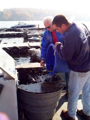 Joe and Danny getting ready.